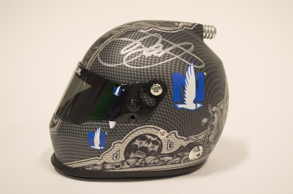 Retweet by 11am on 12/22 and one lucky winner will get a signed <a href="/DaleJr/">Dale Earnhardt Jr.</a> mini-helmet. 
#WinItWednesday #NW88JR