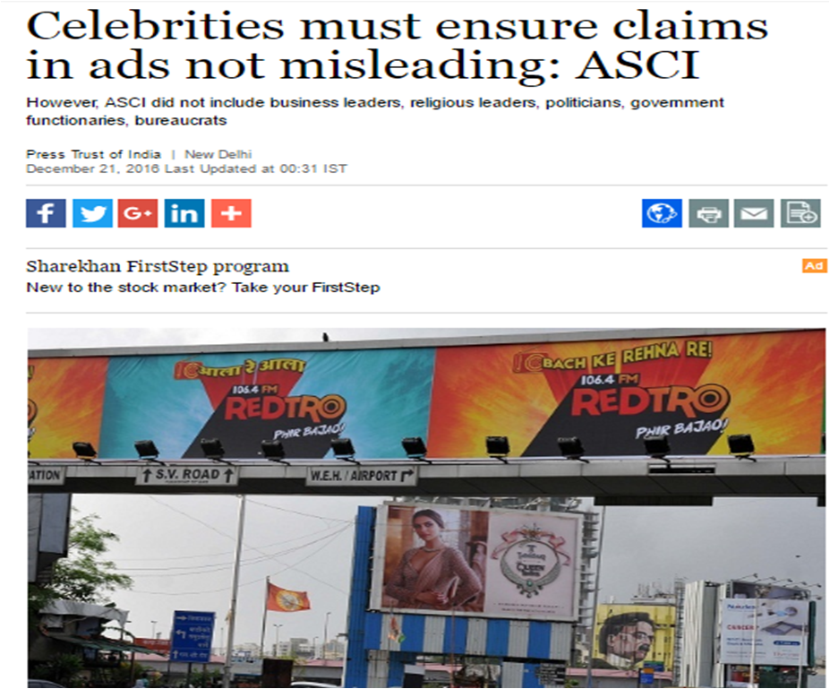ascionline's tweet photo. #ASCIinNews : 
https://t.co/HY9EofRcnG 
#ADS   #Claim   #CelebAdvice 
#Events2016  #BollywoodTipni 
#advertising #FilmSchoolGraduation https://t.co/InNYJkrB6m