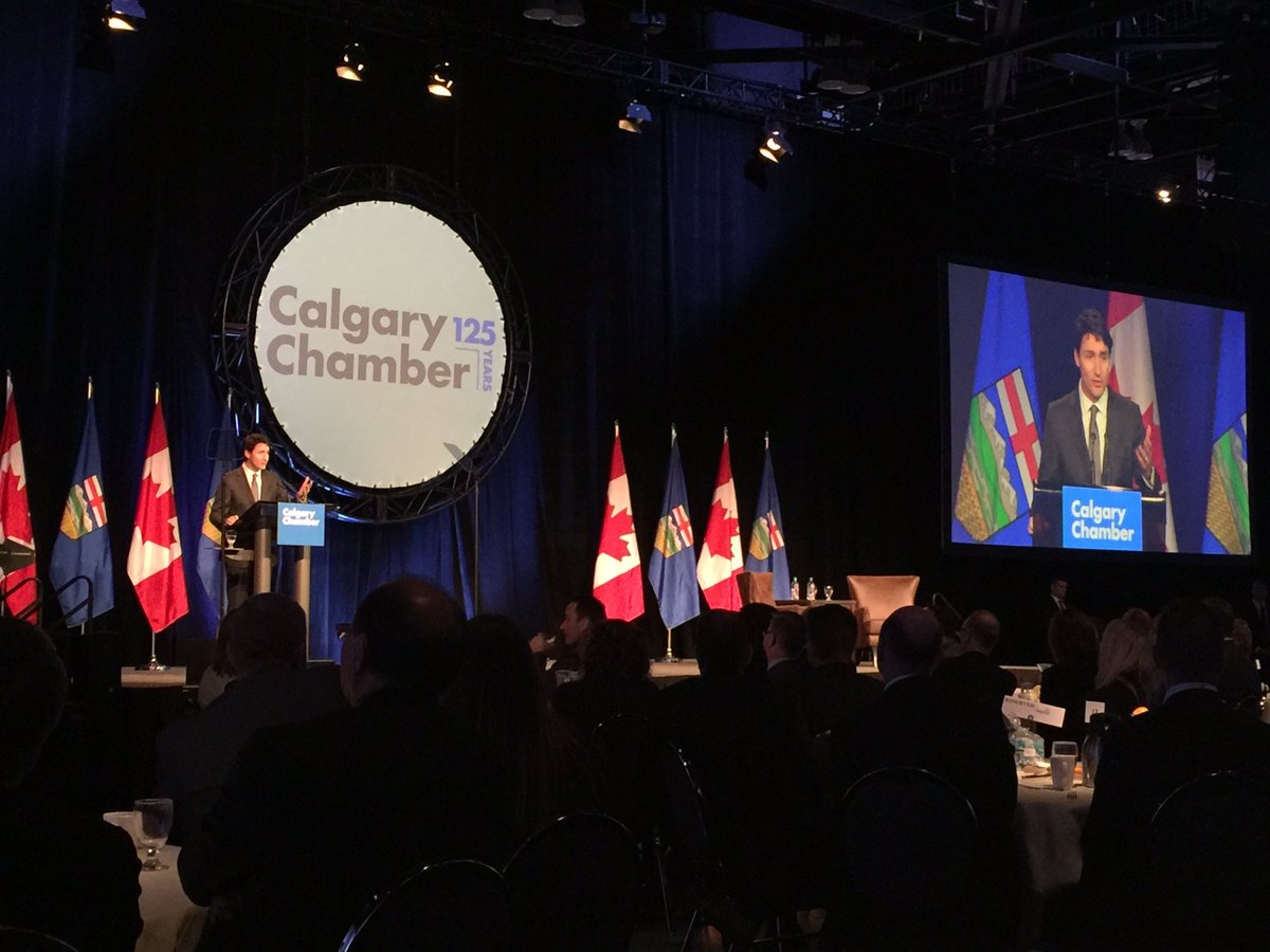 AgroMW's tweet photo. @JustinTrudeau started his speech with: Calgary is one of the best cities in the world according to the @TheEconomist https://t.co/XgoXJ6GVDO