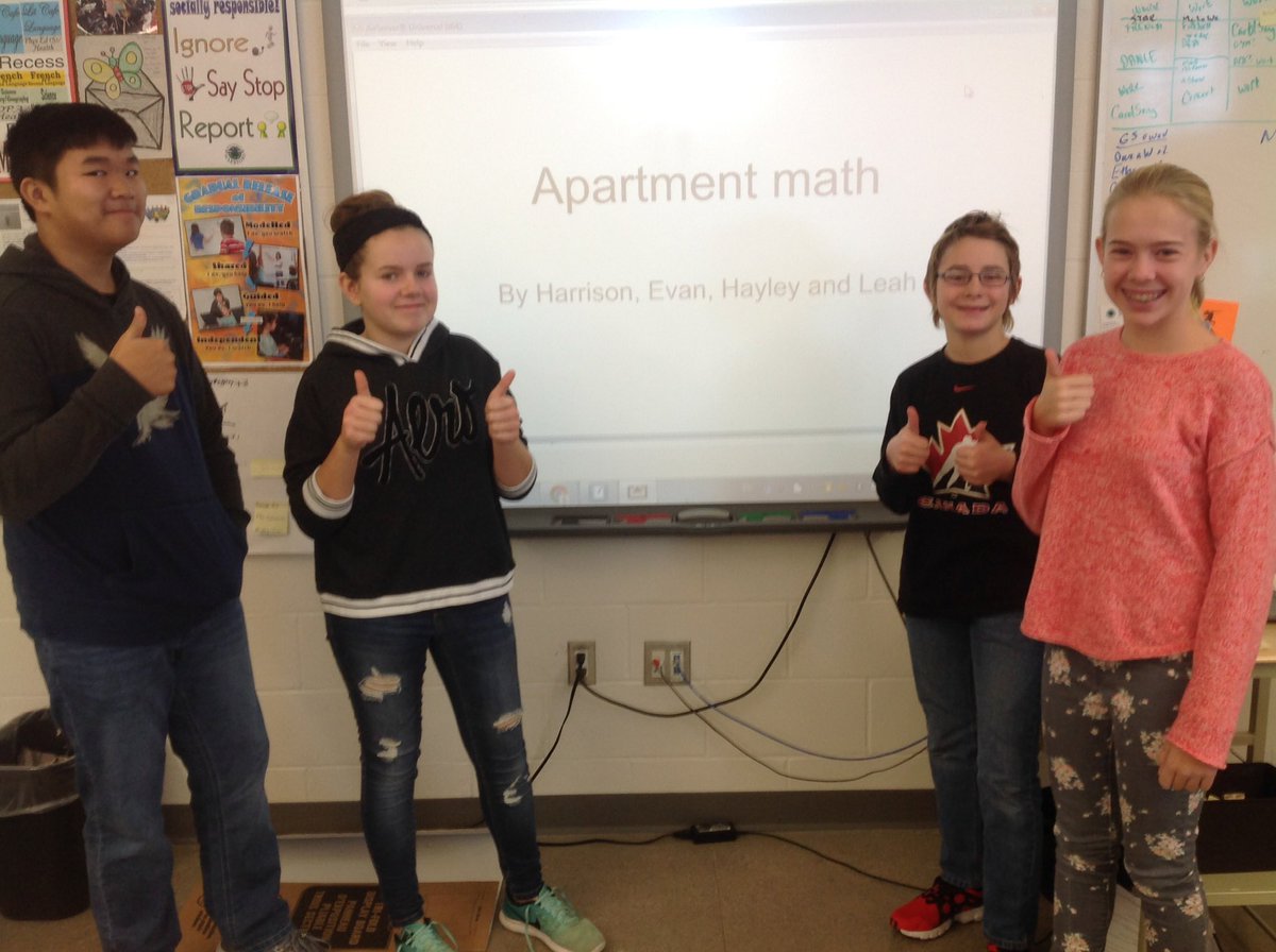 schaefstudents's tweet photo. Apartment math champions!  #schaefersclasslearns https://t.co/QSn97boVmF