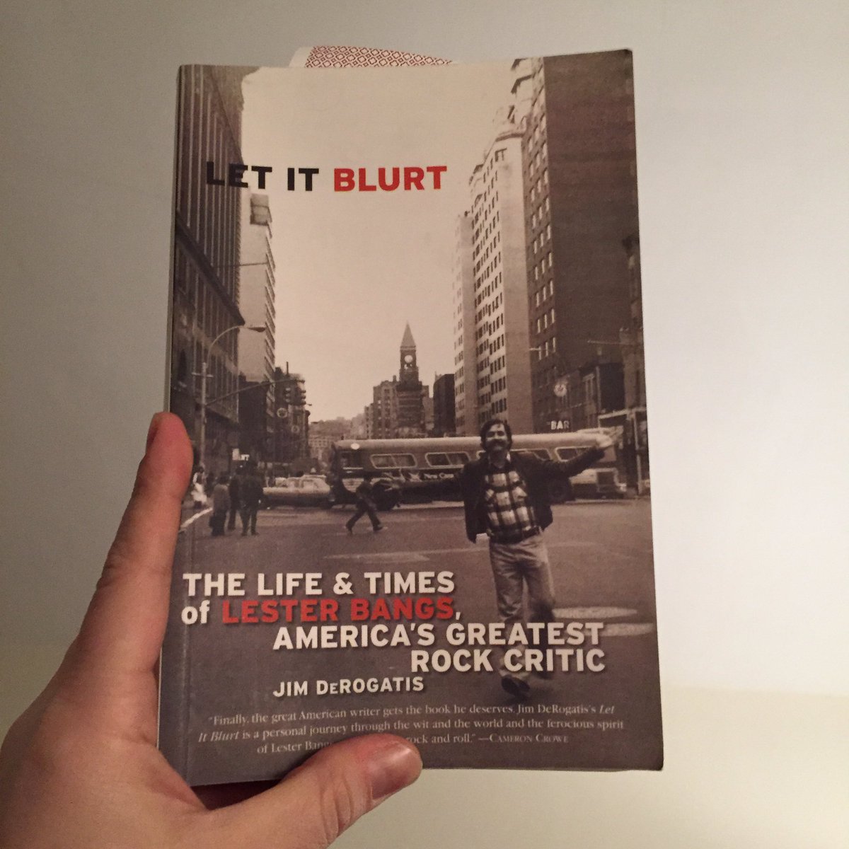 ArtsEmerson's tweet photo. Catching up on the life of #LesterBangs in anticipation of our season closer, How To Be A Rock Critic. MAY 11-21. #boston #rockcriticism https://t.co/vCZzjJ3zyQ