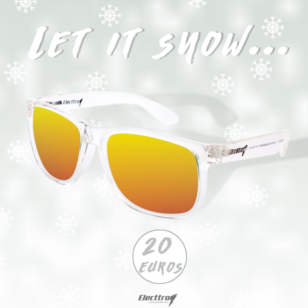 ElecttroEyewear's tweet photo. Let it snow... ⛄
Toda la colección ICE a 20€ sólo durante 48h! 😮
➜ https://t.co/S6oV9iG3kZ https://t.co/UZcIWOxMev