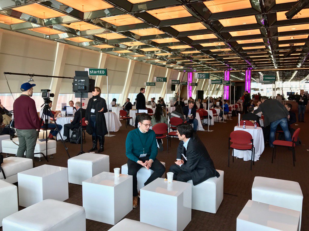 navitasventures's tweet photo. @startedaccel speed dating - great quality and partnering up with @edugrowthaus with global ambitions. @nyedtechweek https://t.co/2yJrG27QNW