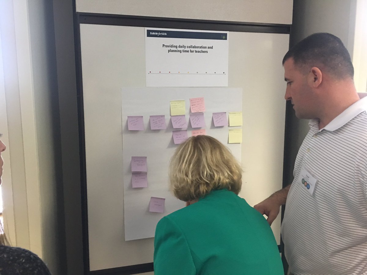 DrBobbyMoore's tweet photo. Great collaboration and design thinking at the #schedulesummit @battelleforkids https://t.co/BD1AuwpxAL