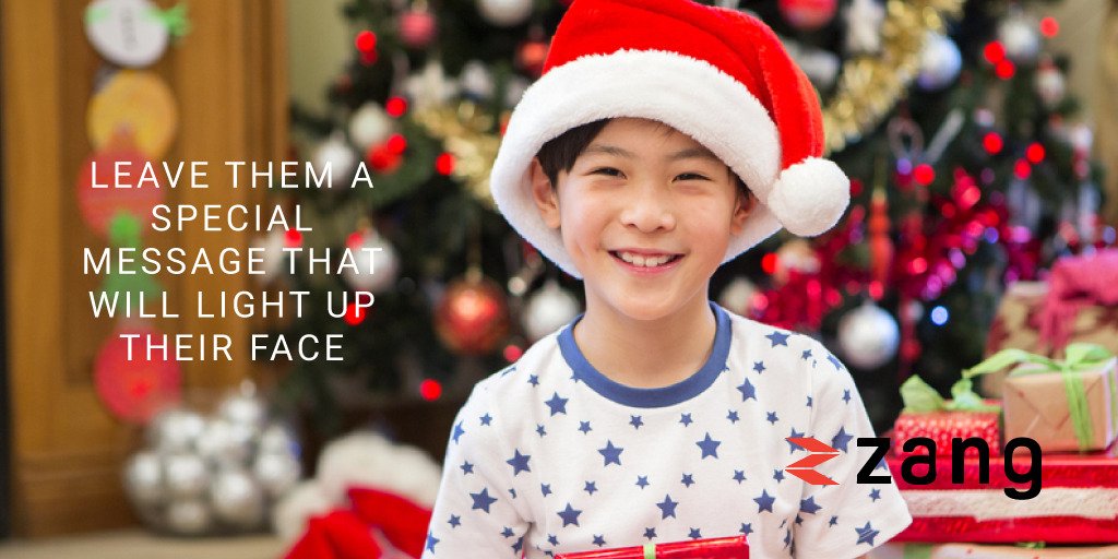 Avaya's tweet image. Record &amp;amp; schedule a special message from the #NorthPole to light up their faces. @Zang_io can help make it happen. srm.avaya.com/6us7