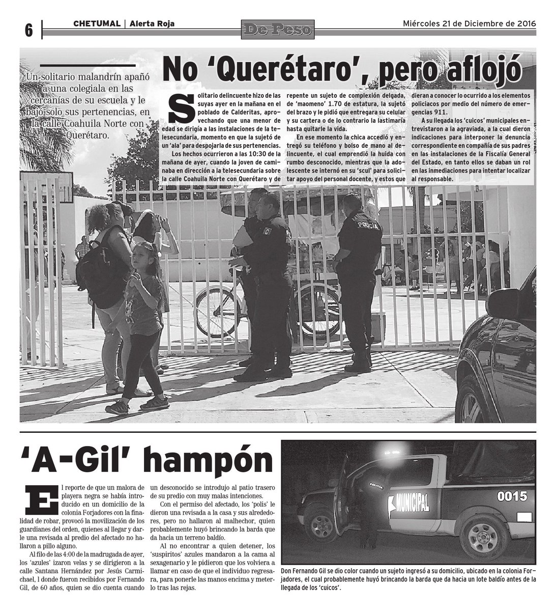DPesoChetumal's tweet photo. #DePesoChetumal

No ‘Querétaro’, pero aflojó.
‘A-Gil’ hampón. https://t.co/BlwVedQmZ3