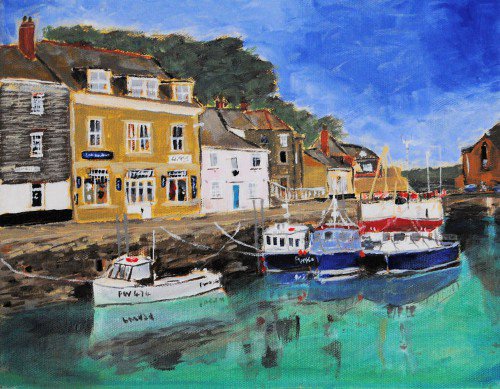 ContempArtists's tweet image. A Cornish Harbour by Greg Watkiss contemporary-artists.co.uk/paintings/a-co…  #art #painting