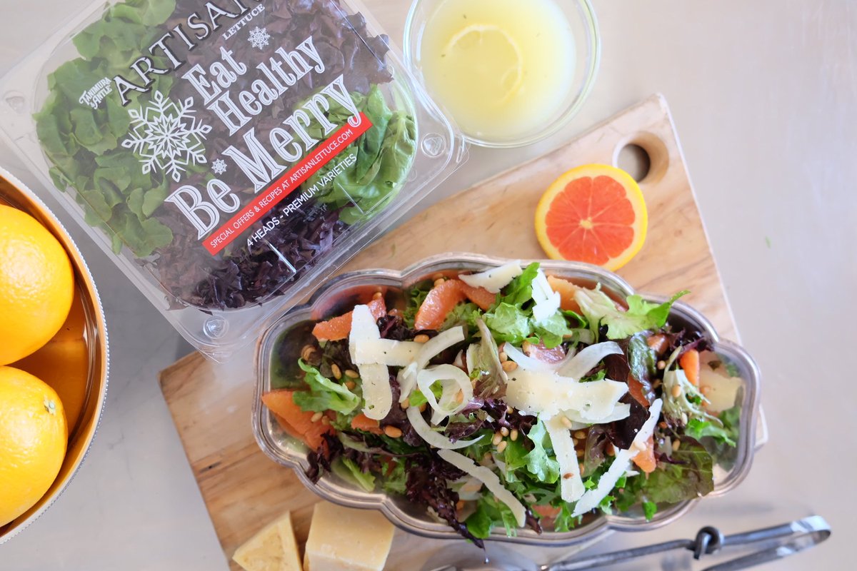 If you're going to master one holiday salad - this <a href="/taproduce/">Tanimura&Antle</a> Artisan Lettuce winter salad - is it! >> bit.ly/EatHealthyBeMe…