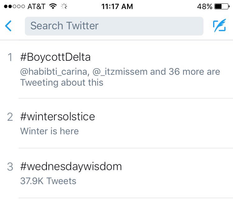 Stylish_SB's tweet photo. Wanna give a HUGE THANK YOU to the Adoomy Gang! #BoycottDelta is trending and @omgAdamSaleh is finally getting the support he needs! 😌👍🏼 https://t.co/v6IPPa45Et