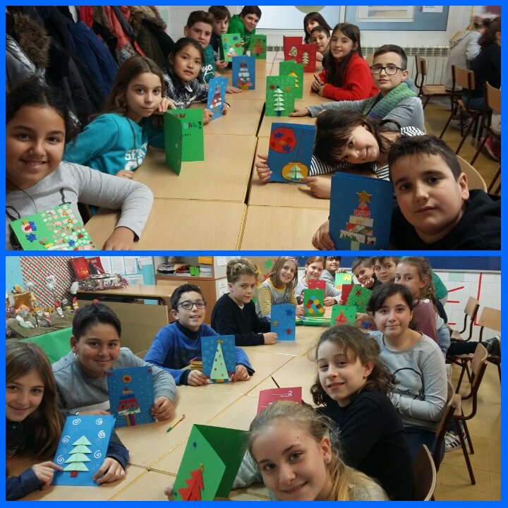 Ei us ensenyem les nostres postals de Nadal!! <a href="/escolamdcprat/">escolamdcprat</a> <a href="/ElPratEducacio/">El Prat Educació</a>