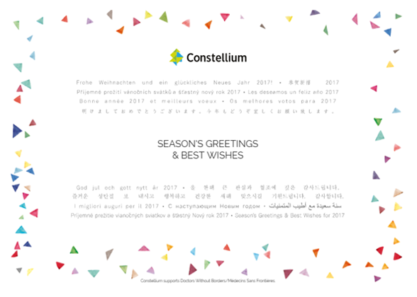 Constellium's tweet photo. Season's greetings and best wishes for 2017! https://t.co/IJvRSgaXP6 https://t.co/tiGm8cnZUi