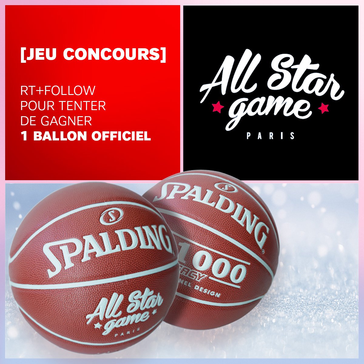 SFR's tweet image. [Jeux Concours] RT + Follow pour tenter de remporter le 🏀 officiel de l’édition 2016 du @ASGLNB ! #ASG2016