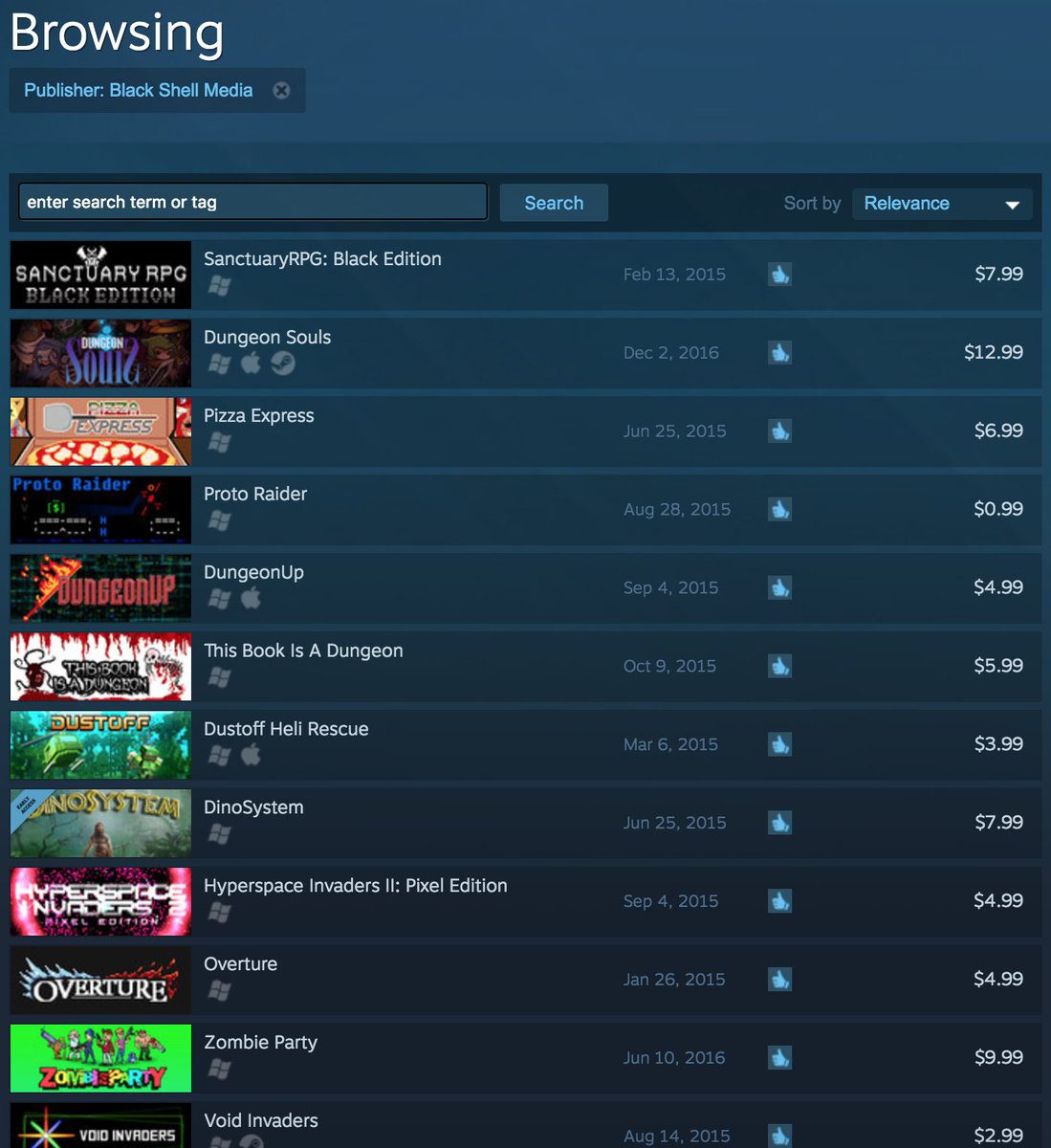 #WednesdayWisdom: Buy lots of our #games this holiday season. Hours of endless fun! Plus, we'll love you forever. store.steampowered.com/search/?publis…