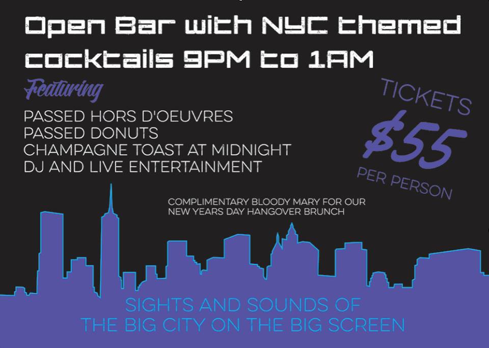 carbontaps's tweet photo. New Year's Eve bash featuring an OPEN BAR from 9pm-1am.  ALL FOR $55. Scandalous! More details + tickets here: https://t.co/dGh9f4Rvbu https://t.co/qSKGtddsMs