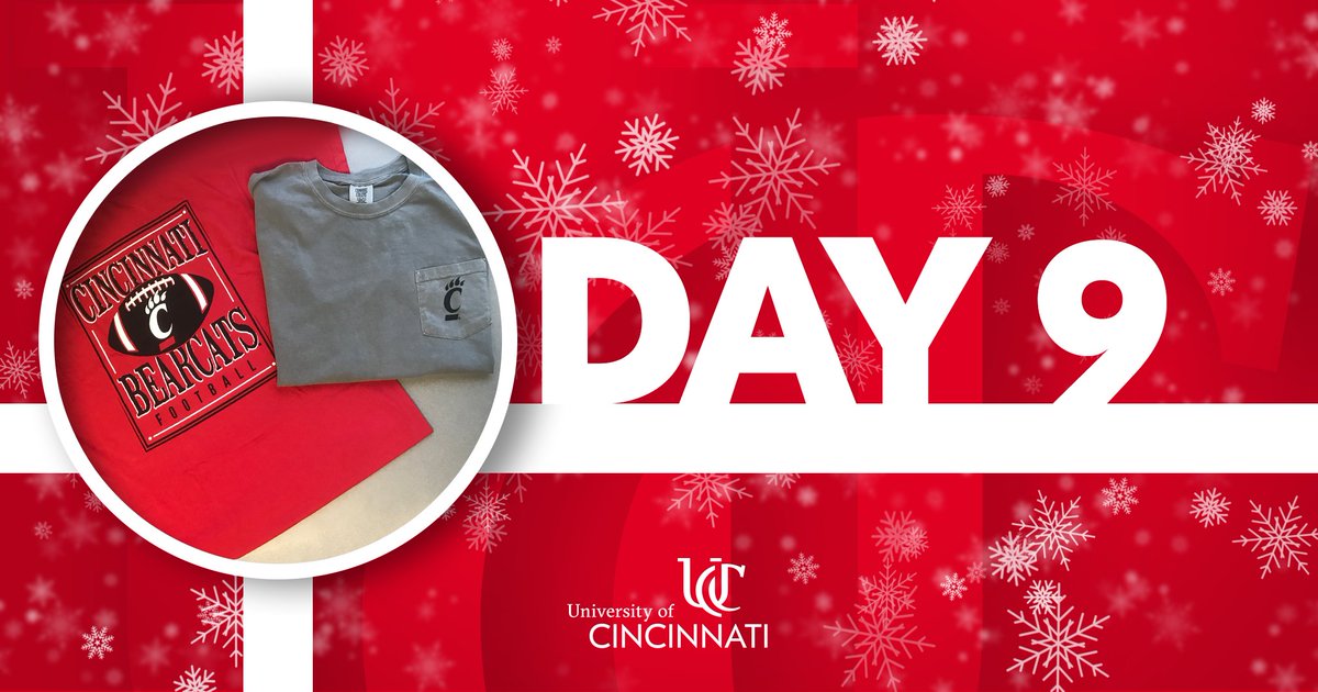 uofcincy's tweet photo. Today’s #12DaysofUC gift: @image1one t-shirts seen on @amazon. Retweet this and you will be entered to win them! https://t.co/QIK4SPf8YF