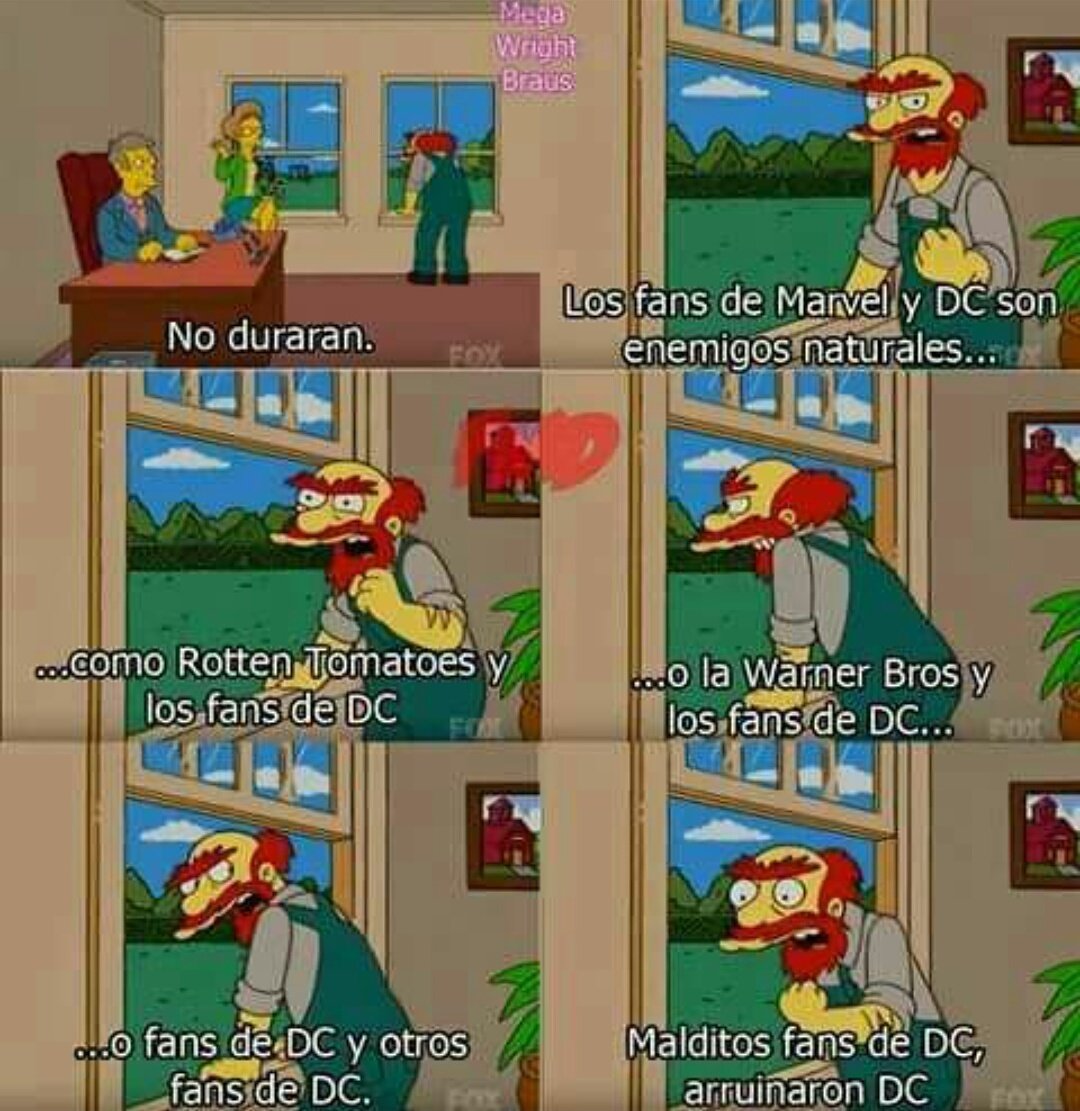stanleespain's tweet photo. Un poquito de humor 😂 
#TheSimpsons #dccomics #JusticeLeague #Batman #SUPERMAN #WonderWoman #Aquaman #TheFlash #greenlantern #cyborg https://t.co/oTr63qf9IU