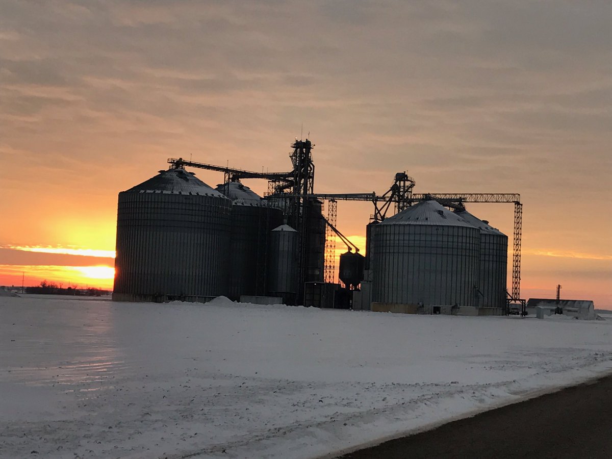 TomFarms's tweet image. #TodayAtTomFarms. It's the first day of winter and we have a pretty incredible sunset! #Winter16 #TomFarms #CereServ 📸Kyle