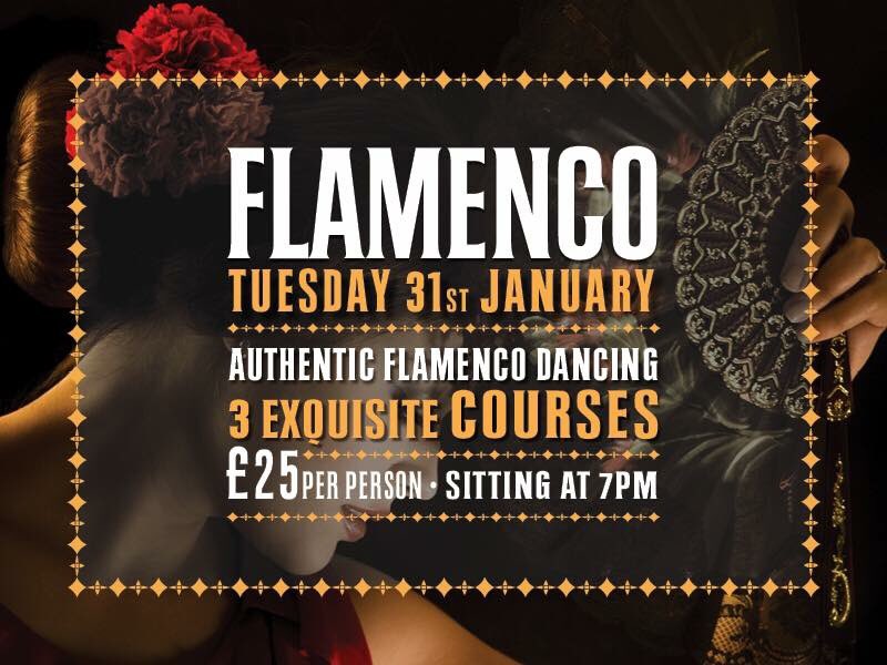 Have you booked your table yet for our next #flamenco evening on 31st January? #southampton <a href="/GuildhallSoton/">GuildhallSquare SO14</a> #Spanish #Tapas #Dance