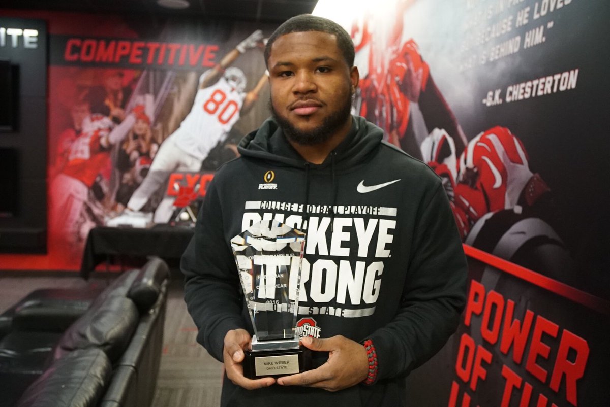 Mike Weber: Big Ten Freshman of the Year Mike Weber: Big Ten Freshman of the Year