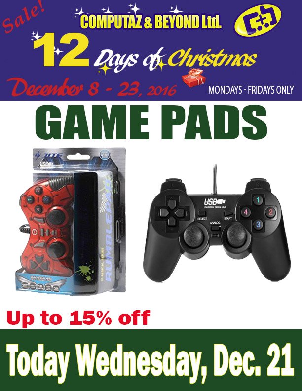 ComputaznBeyond's tweet photo. #12daysofchristmas #sale #sale #sale #Gamepads #Gamer #Computaznbeyond https://t.co/7iRKFZXCVr