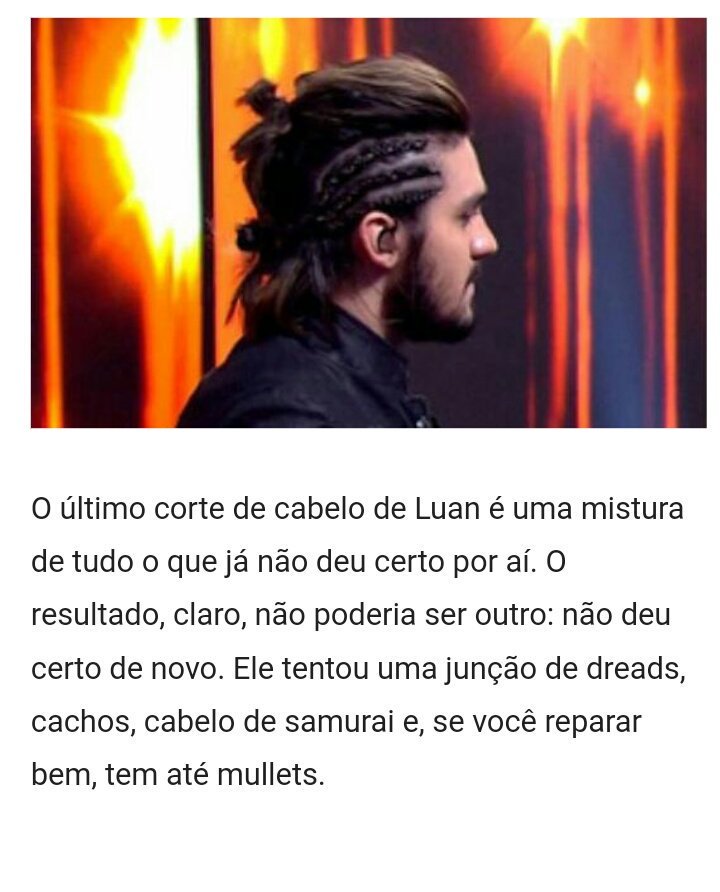loukspeloluan's tweet photo. "O último corte de Luan é uma mistura de tudo o que já não deu certo por aí"  kkkkkkkkkkkk https://t.co/1sPwovI1JJ