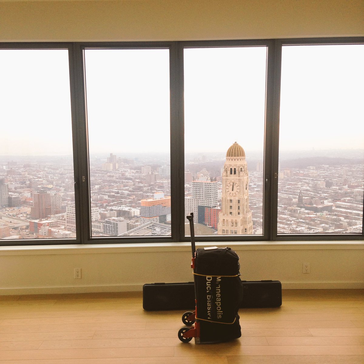 _SWinter's tweet image. #blowerdoor testing with a view! #Brooklyn #compartmentalization #SWArooftops