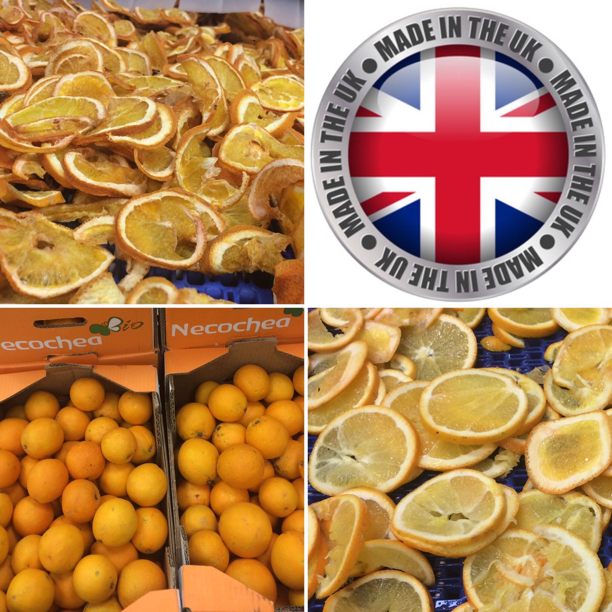 Nims_FruitVeg's tweet photo. Fresh Orange. Sliced. #AirDried 100% natural crisps #NotADropOfOil #GlutenFree Proud to be a #BritishManufacturer https://t.co/pGEWseHOCr