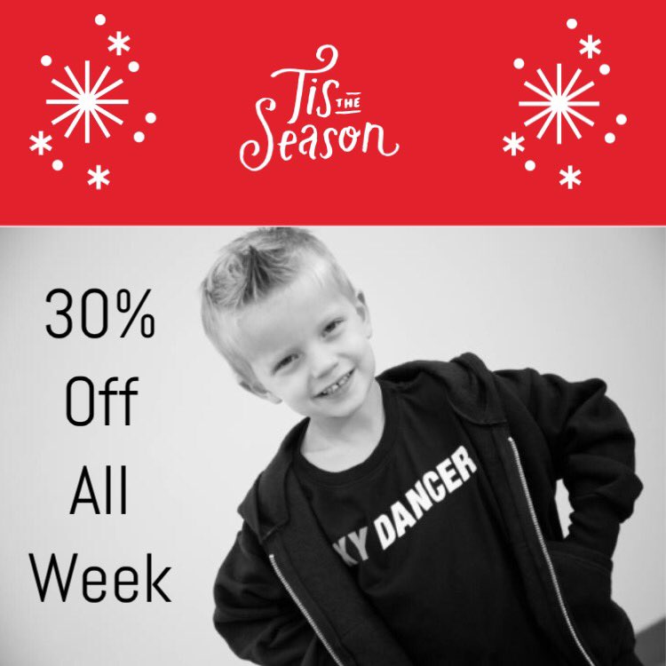 SSDancewear's tweet photo. Last min holiday shopping? We got you covered! Order by 12/20 &amp; ur guaranteed delivery by 12/24. Use code: HOLIDAY for 30% off!  #DanceLife https://t.co/7Rc4Gg5AUw