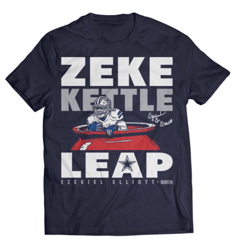 The guys at <a href="/FanPrint/">FanPrint</a> are selling these Zeke shirts licensed by NFLPA &amp; Cowboys. All proceeds go to Salvation Army