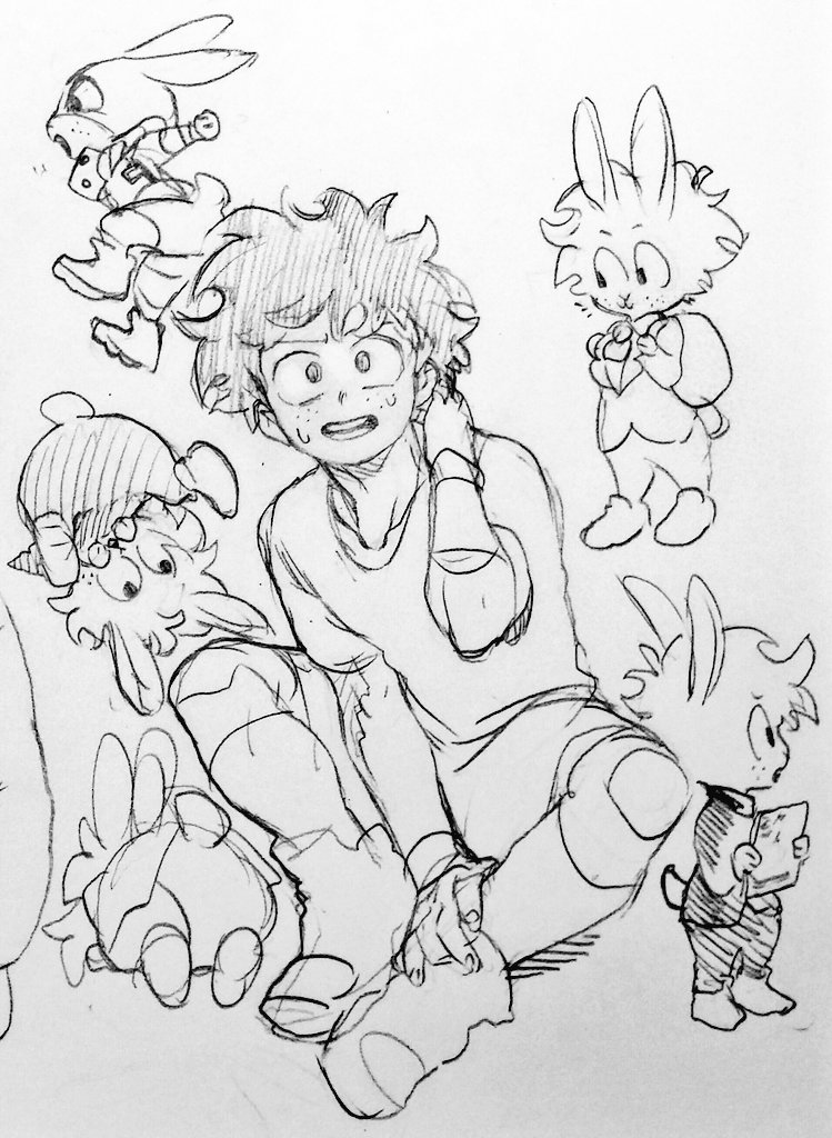 ヒロアカ、デクくん 