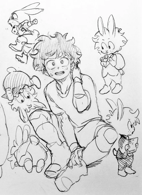 ヒロアカ、デクくん 