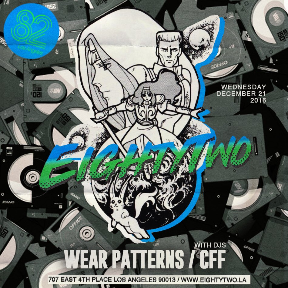 wearpatterns's tweet image. Playing a DJ set tonight at @EightyTwoLA in #DTLA
