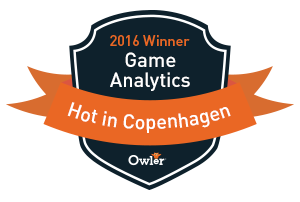 AwardsFromOwler's tweet photo. Congrats @gameanalytics you’ve won an @owlerinc 2016 Hot In copenhagen Award - https://t.co/pAu96IJXfg #HOTonOwler #OwlerAwards #HOTIn2016 https://t.co/Xg0eDgOQAc