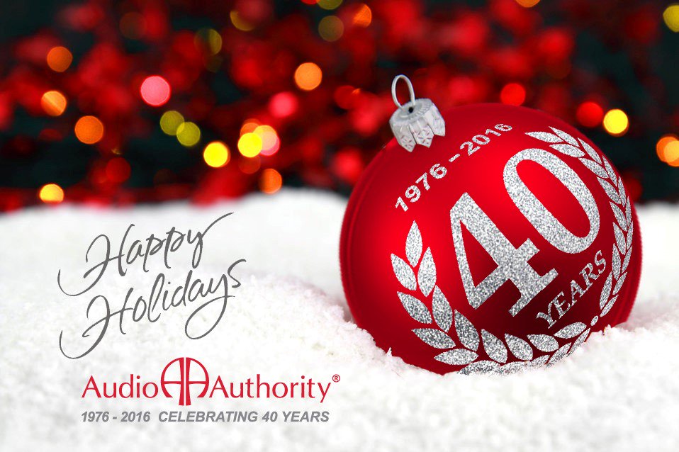 Happy Holidays from all of us at Audio Authority.