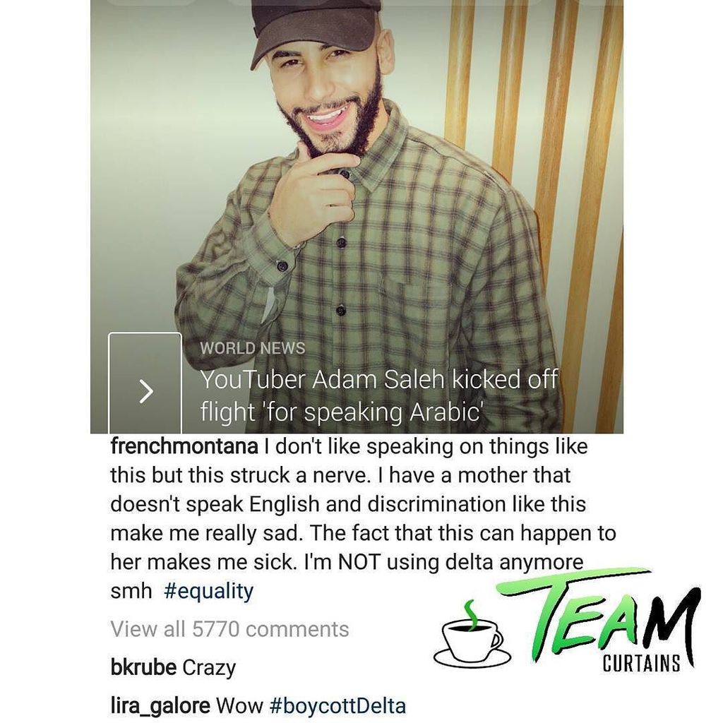 TeamCurtains's tweet photo. Boycott Delta?! #RickRoss' ex- #LiraMercer & rapper #FrenchMontana speak up on the #DeltaAirlines incident. (See prโฆ https://t.co/a14NbrGryp