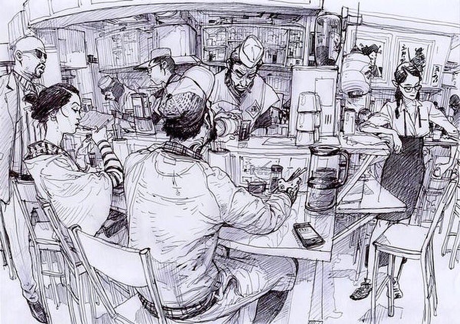 Spread from 2013 Sketch Collection 
#kimjunggi #sketchbook #drawing #sketch #illustration 