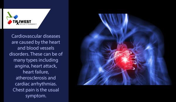TriwestPharmacy's tweet photo. #Cardiovascular diseases are caused by #heart &amp; #BloodVessels disorder. Types: #Angina, #HeartAttack, #atherosclerosis &amp; #CardiacArrhythmias https://t.co/WXrIOs8UvA