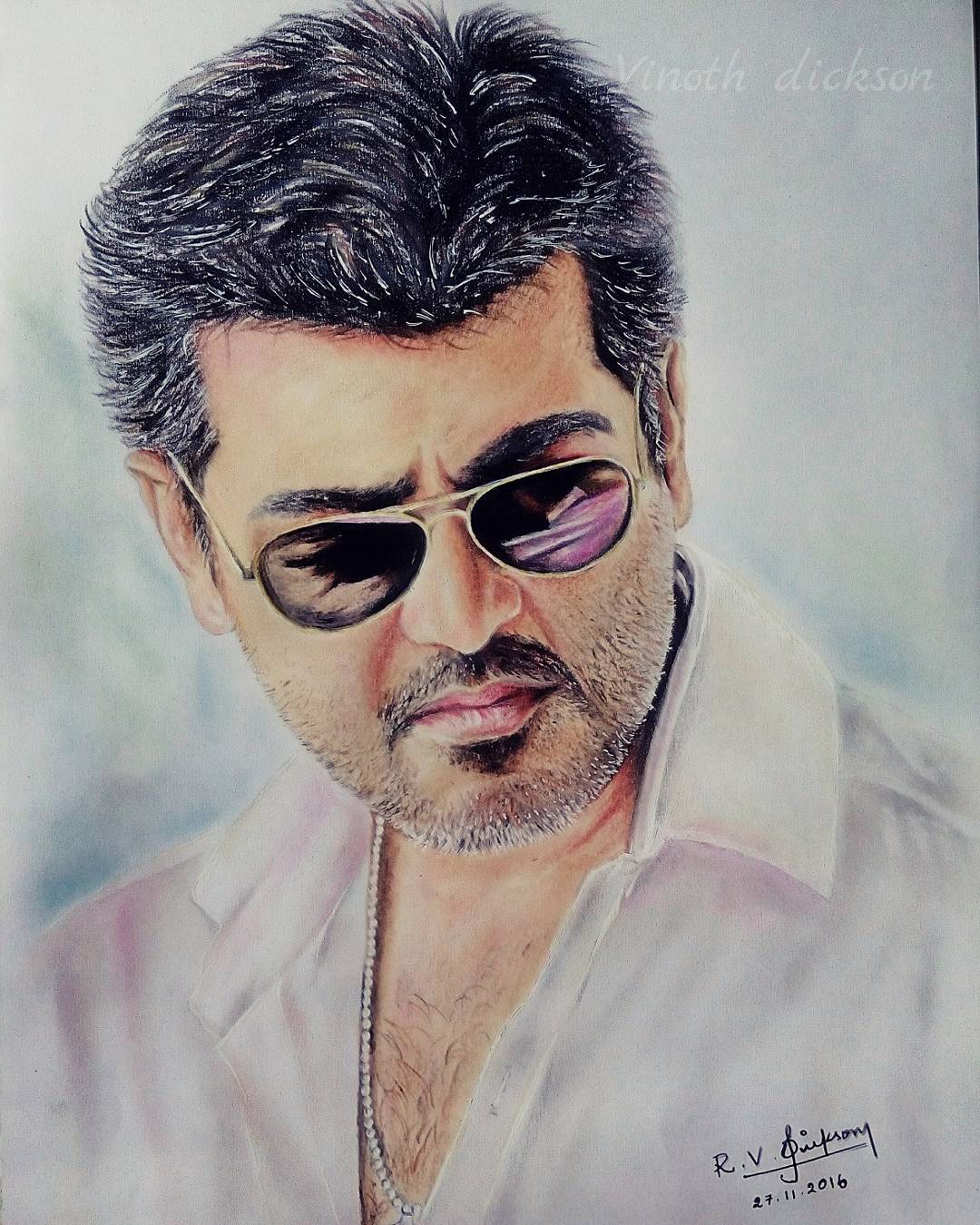TN Ajith E-Fans on Twitter Fan paint art of Thala Ajith sir 