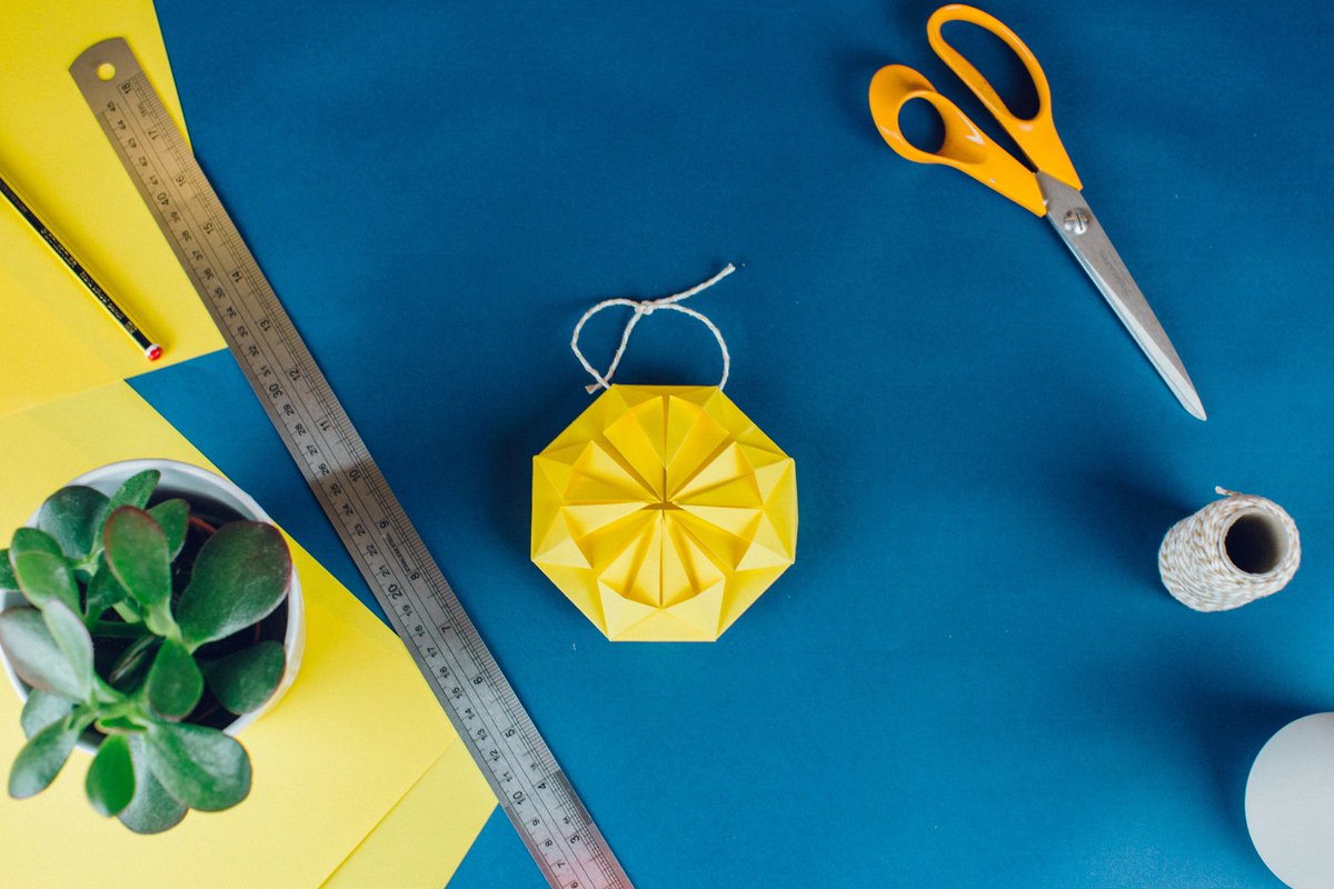 On the blog: creating #origami #decorations with Kyla from <a href="/Foldability/">Kyla McCallum</a>: po.st/ra9eWa #MerryChristmas