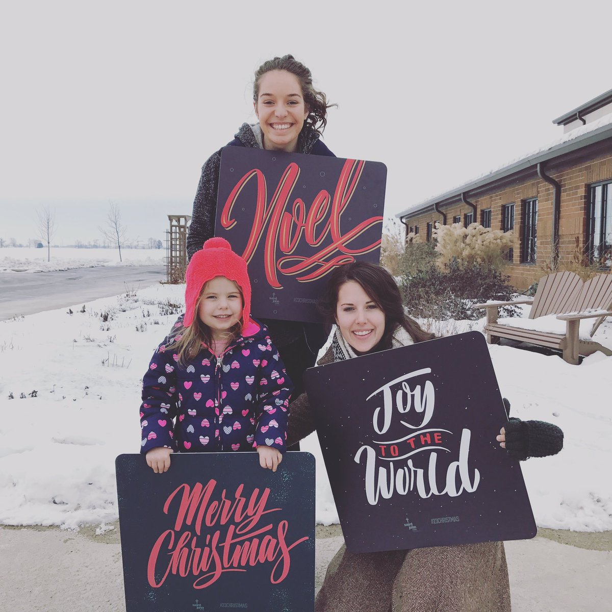 stjohn23pburg's tweet image. Our parking lot is going to be very festive this year! #23Christmas #MajestyInAManger #popsigns