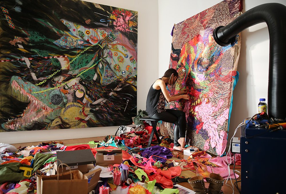 ISCP_NYC's tweet photo. Read about Hyon Gyon's #cathartic and #ritualized art practice in @AutreMagazine https://t.co/hn06MVJhgb https://t.co/7HgYjF92k5