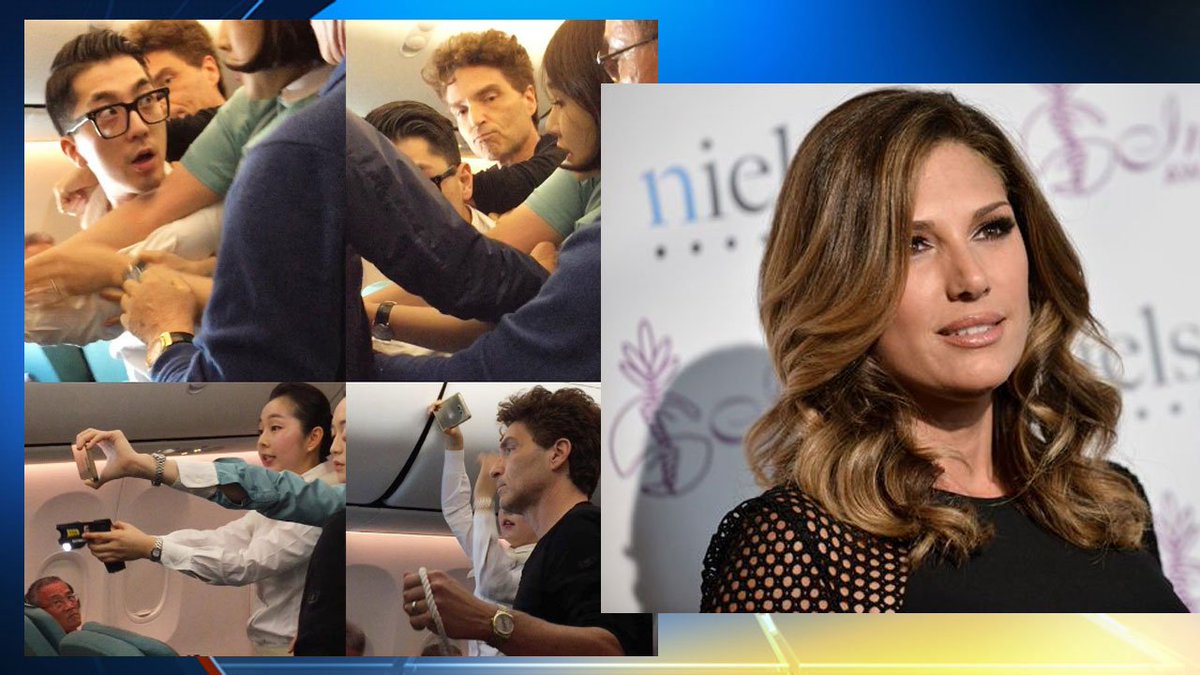 Unruly passenger turns @DaisyFuentes @richardmarx flight into chaos bit.ly/2h2IjfR https://t.co/xSL1GcgFsZ