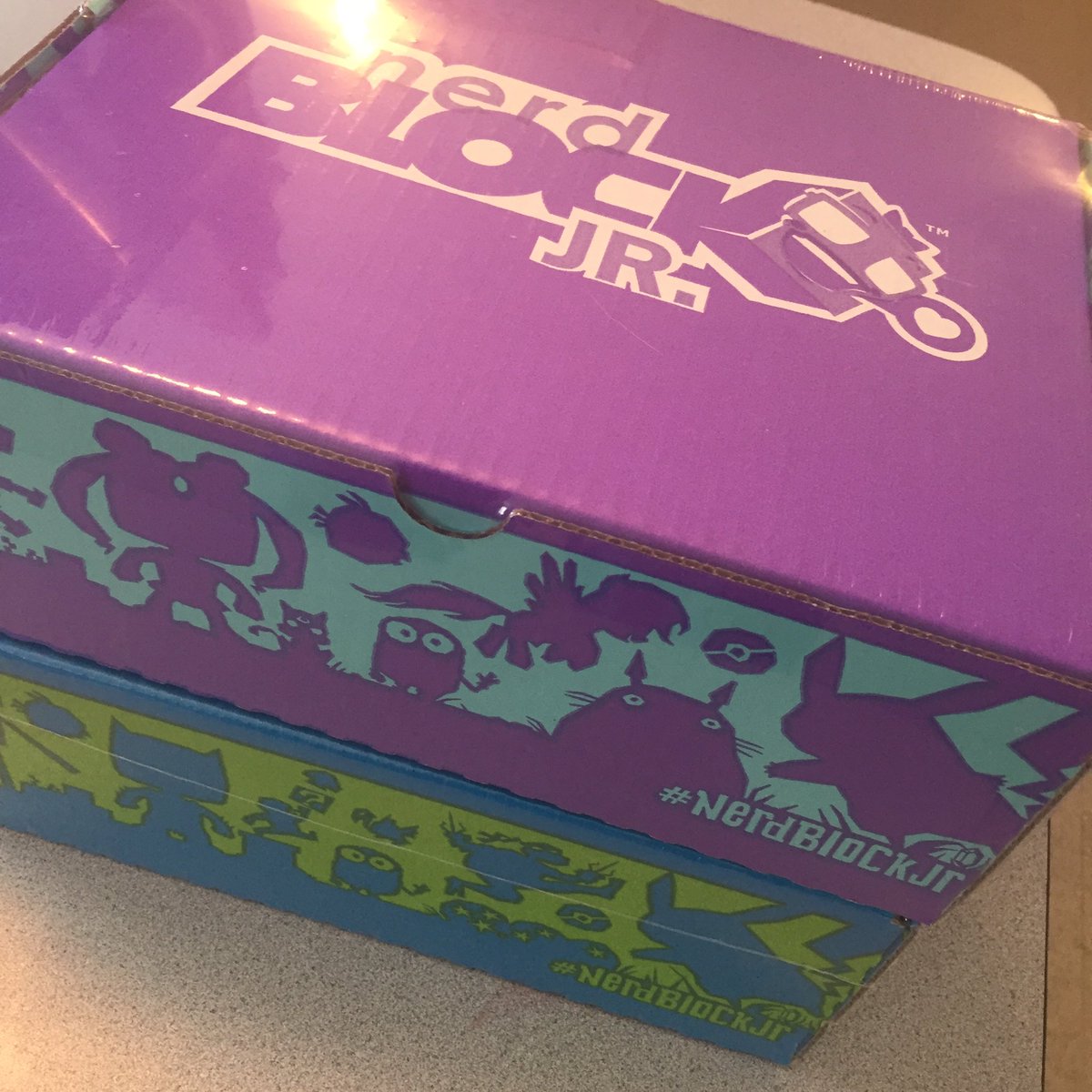 Arejayem15's tweet image. My kids&apos; #NerdBlockJr came in. My son gets to open this for his #birthday. Thanks @NerdBlock 🎂👍🤓