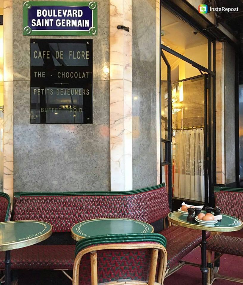Morning mood at Café de Flore ❤