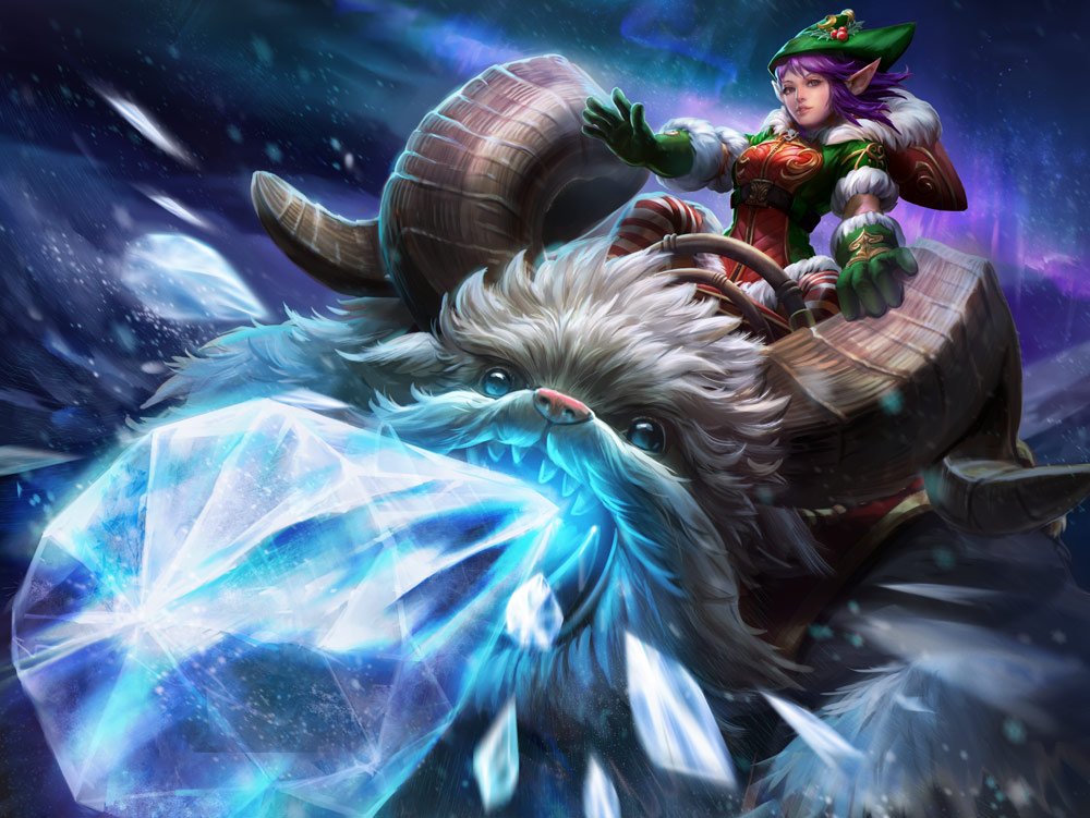 vainglory's tweet photo. ‘SNOW MONSTER’ JOULE SPECIAL EDITION SKIN IS COMING SOON!

Check out Joule's new BFF in 3D &amp; find cool highlights. https://t.co/vFygfsuRWw https://t.co/SjESoJCLjR
