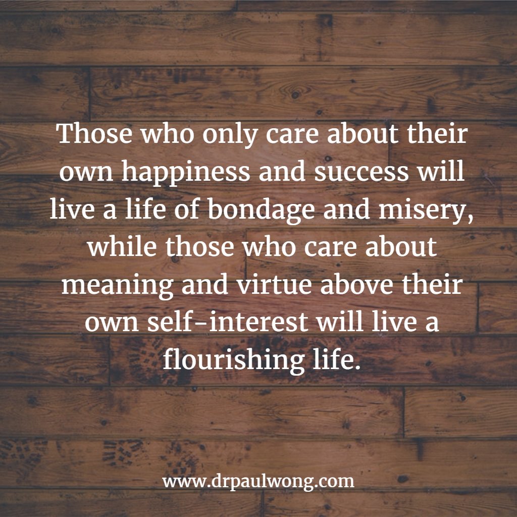 PaulTPWong's tweet photo. How many of us are thinking beyond our own self-interest?
#meaning
#inpm https://t.co/n28obx0yKs