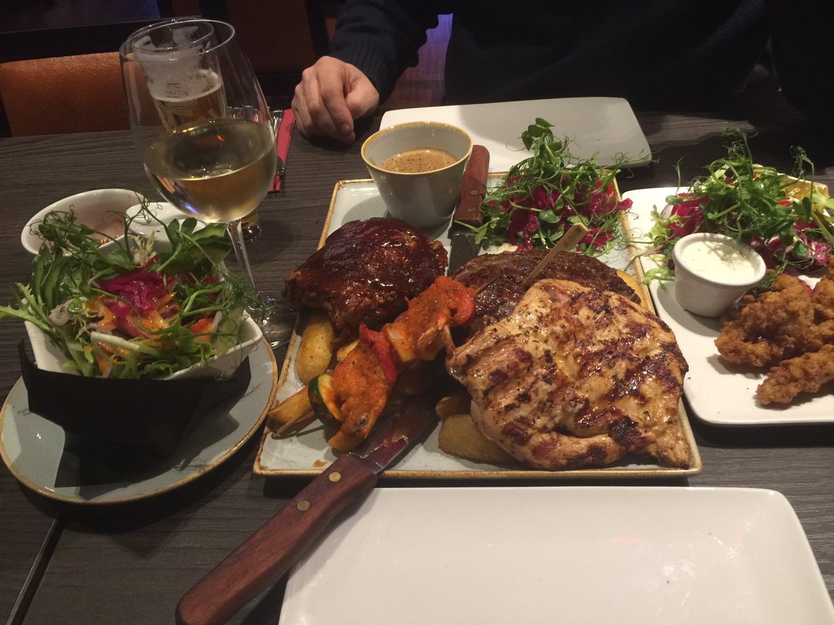 Out with my slave Gary for tea, after another Xmas tribute, #spoiltbitch