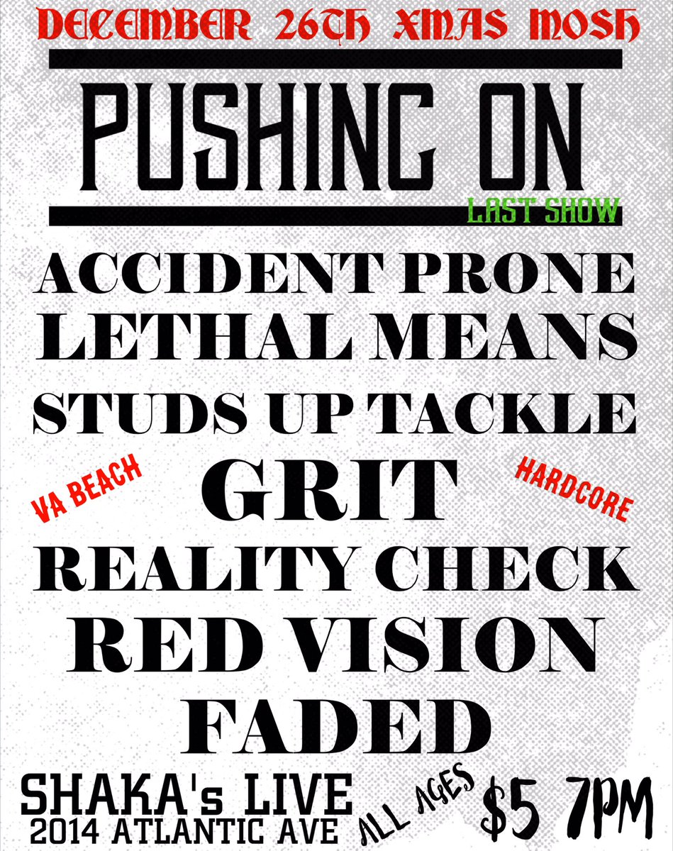 Day after x mas mosh