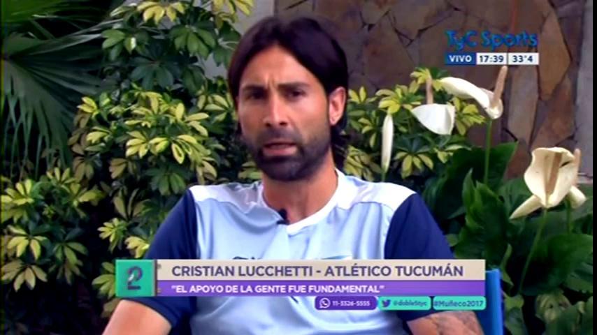 #AtléticoTucumán | Cristian Lucchetti: "El apoyo de la gente fue fundamental"