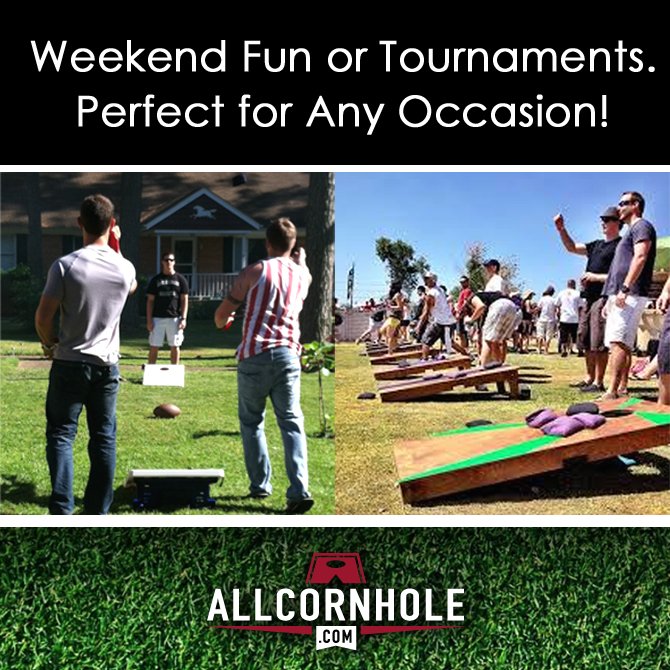 AllCornhole_com's tweet photo. For weekend fun, parties, tournaments, weddings, and even corporate events! https://t.co/ALH0v0VUps